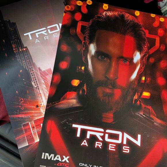 2025 Tron Ares Jared Leto Nine Inch Nails AMC Movie Poster - Picture 1 of 8
